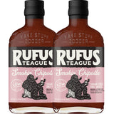 Rufus Teague Sugar-Free BBQ Sauce Smoke 'N Chipotle, Keto, 12.25 oz, 2-Pack