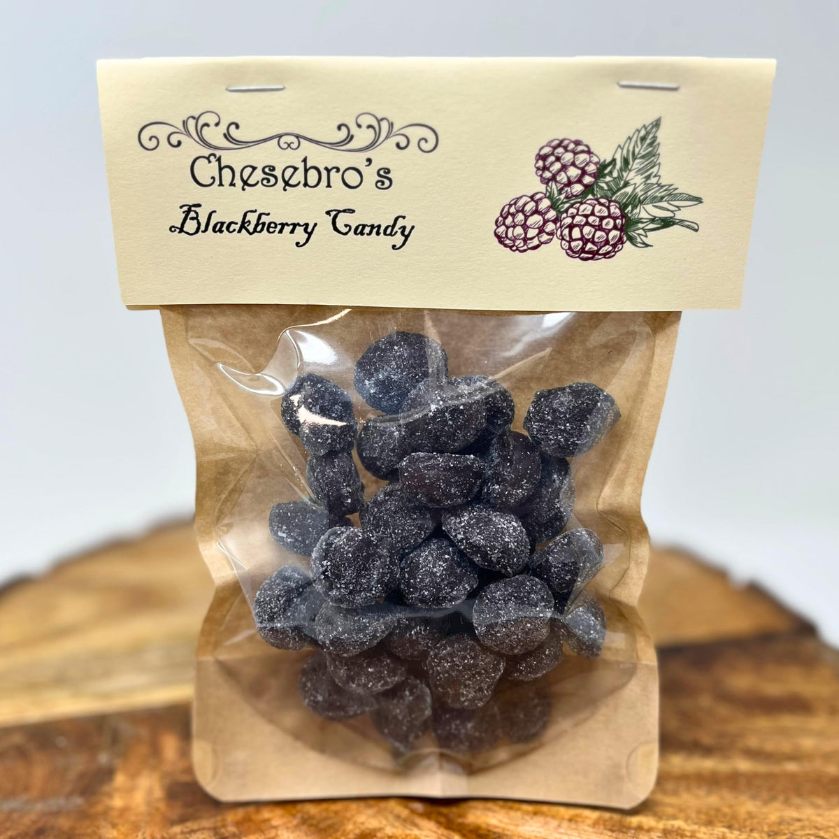 Blackberry Kettle-Cooked Hard Candy Drops, 3 Pack of 4.5 oz.