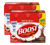 Boost Original Nutritional Energy Balanced Nutritional Drink (6 Count (Pack of 2), Chocolate)