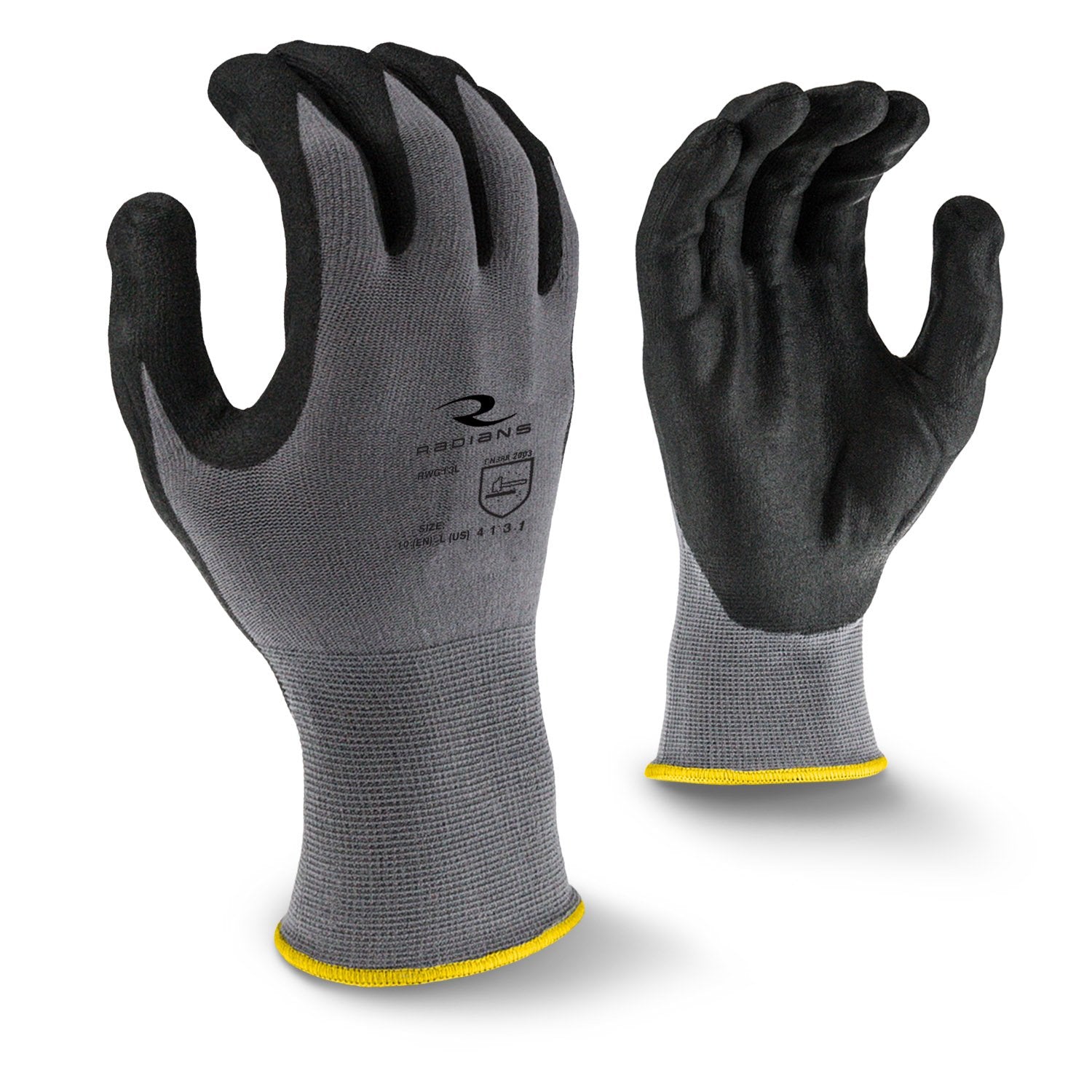 Radians RWG13S Foam Nitrile Gripper Glove Small (Dozen)