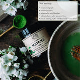 Anima Mundi Apothecary Matcha Powder - Japanese Single-Origin & Stone-Ground - Certified Organic, Ceremonial Grade Matcha - Small Batch Produced