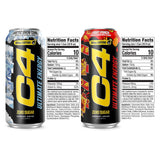 C4 Ultimate Energy Drink with Zero Sugar, 300mg Caffeine, 16oz Pack of 12