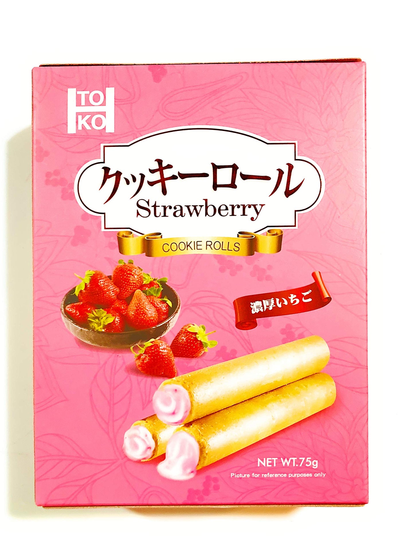 Toko Strawberry Cookie Rolls 2.64 Oz(2 Pack)