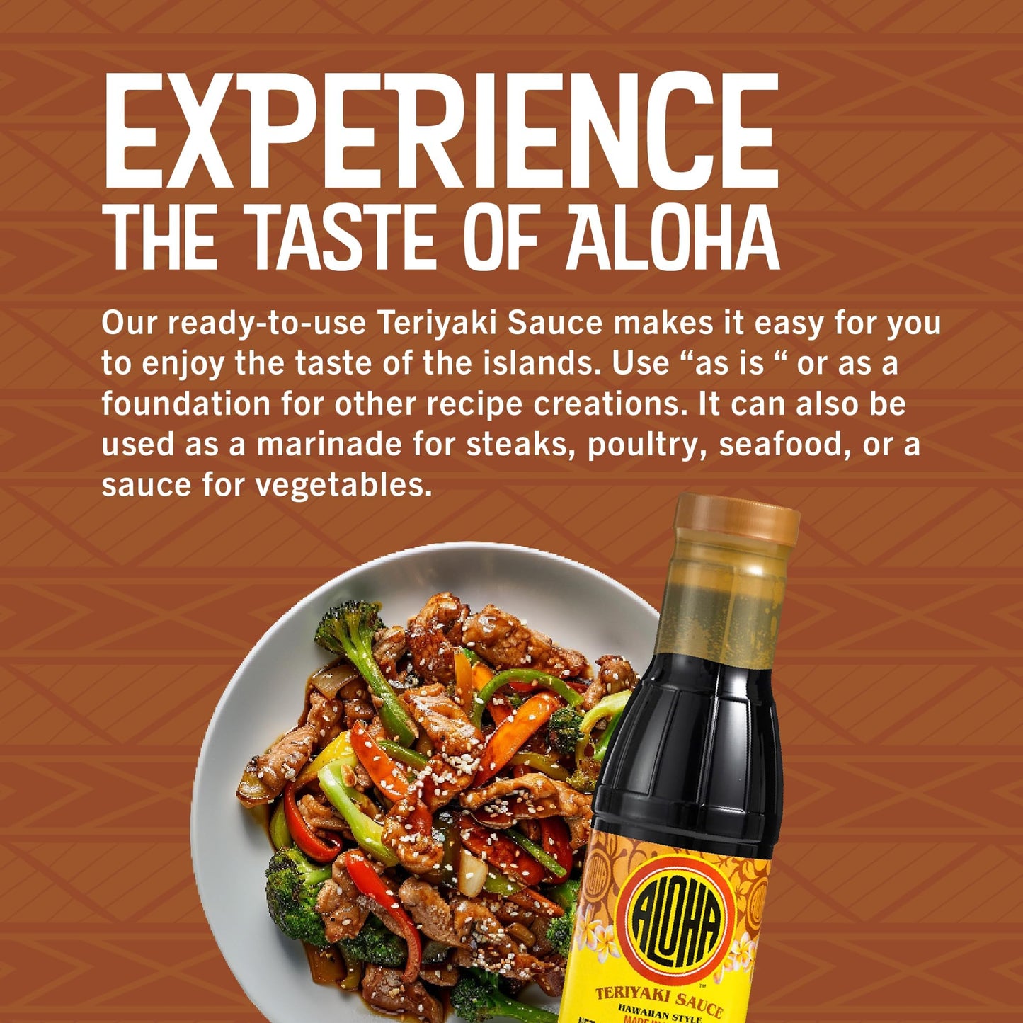 Aloha Shoyu - Hawaiian Teriyaki Sauce - Versatile and Sweet Marinade - Made in Hawaii - 24 oz. Bottle