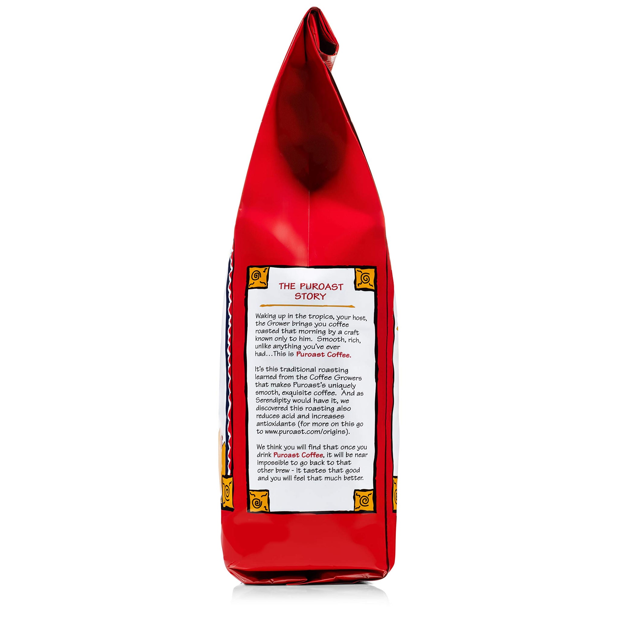 Puroast Low Acid Coffee Whole Bean | Vanilla Caramel Kahlua Whole Bean | Medium Roast | High Antioxidants & High pH |No Bitter Aftertaste | Reduced