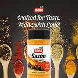 Badia Sazon without Annatto (Achiote), 7 oz - Savory Seasoning Blend for Latin-Inspired Flavors