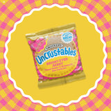Smucker’s Uncrustables Bright-Eyed Berry Morning Protein Snacks, Peanut Butter & Strawberry Jam Sandwiches on Wheat Bread, 8 Count, 2.8 Oz. Each