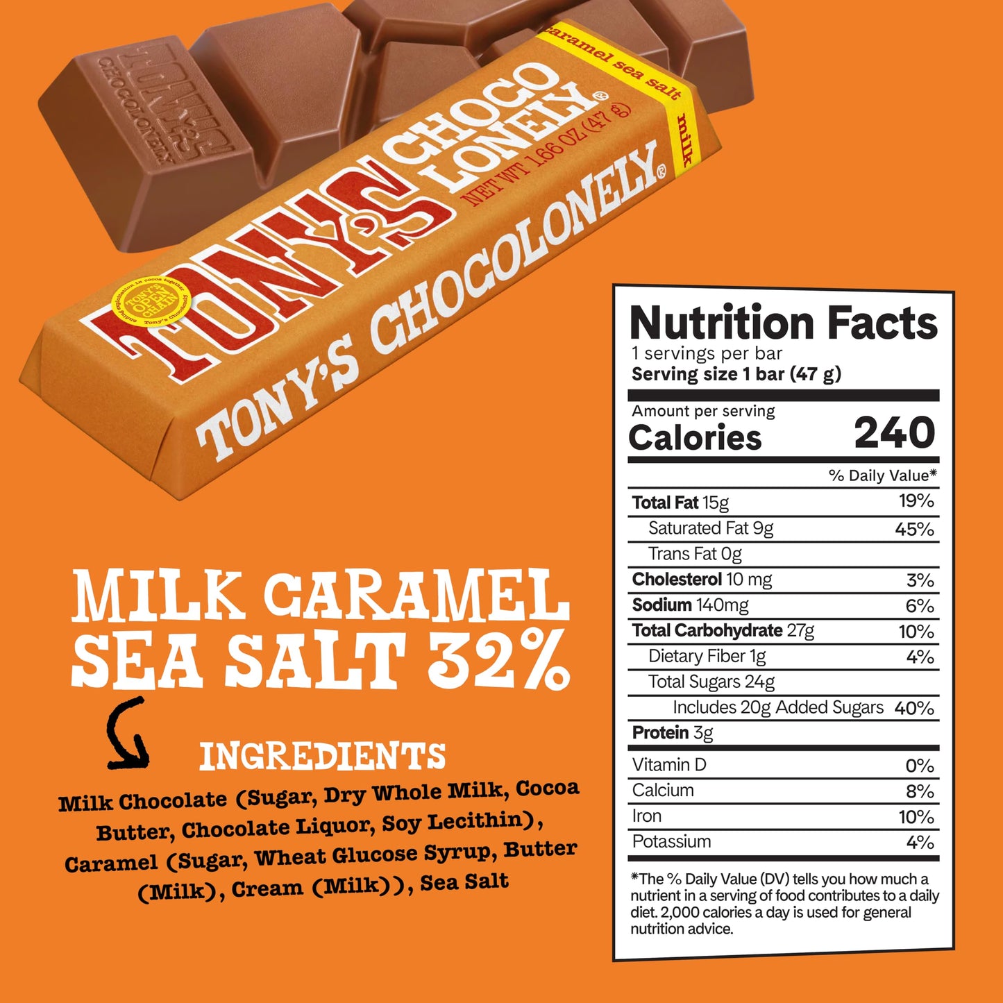 Tony’s Chocolonely Rainbow Chocolate Candy Bar Variety Pack, Belgian Dark & Milk Chocolate With Sea Salt, Caramel, Almond, Hazelnut, & Nougat, Made