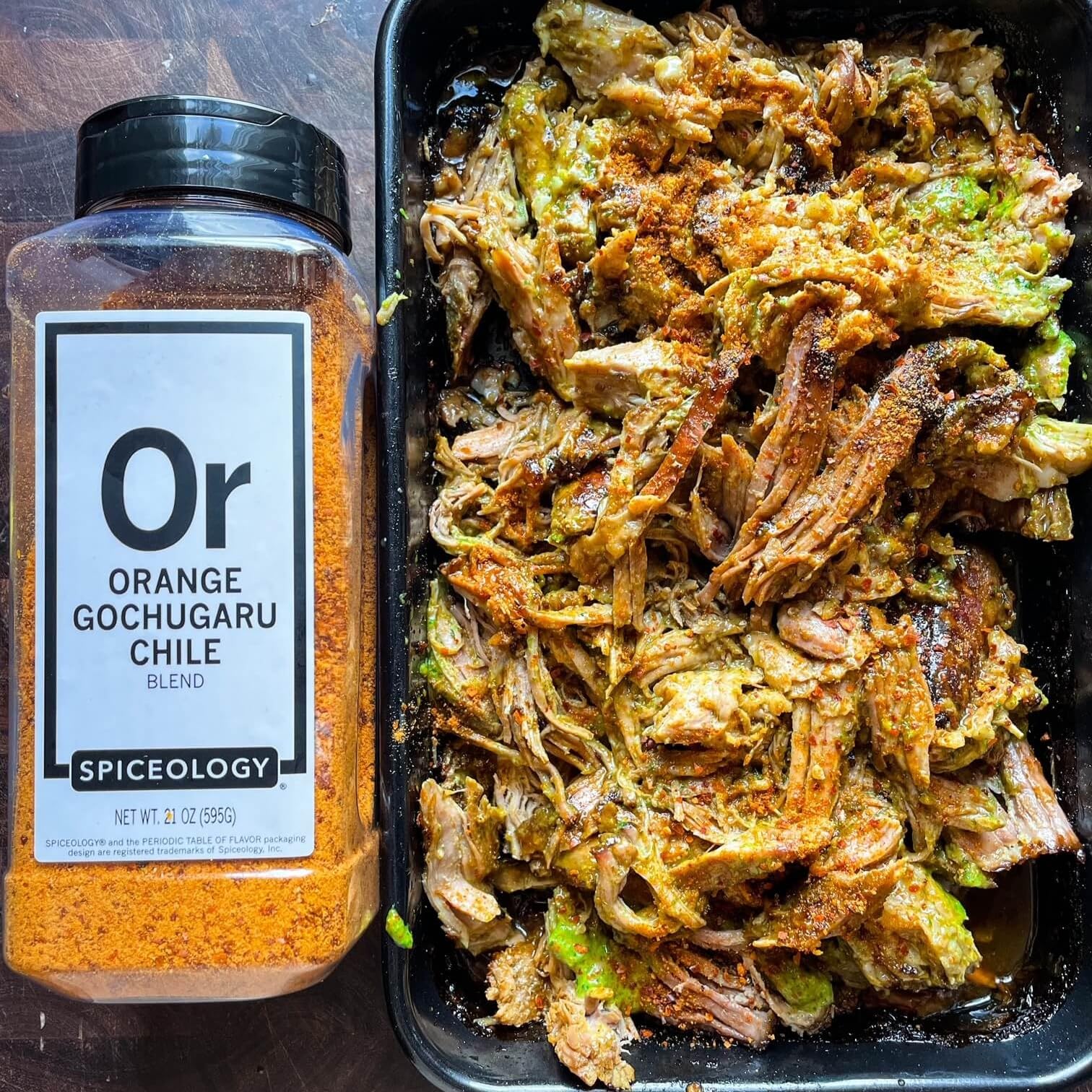 Spiceology - Orange Gochugaru Chile Seasoning - Sweet Heat Spice Blend with Korean Chile Flakes and Bright Citrus Zest - Bold Spice Rub for Chicken