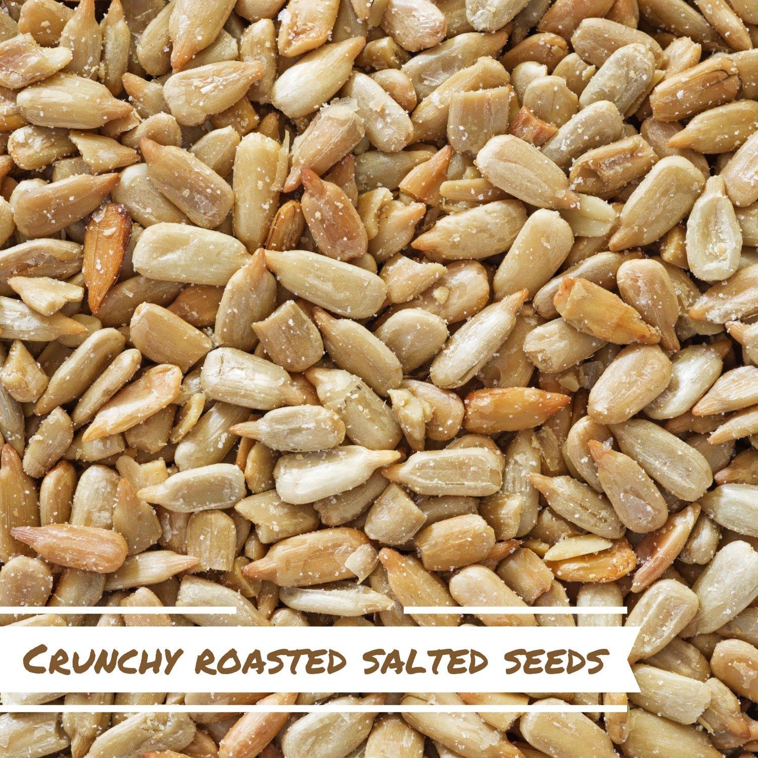 Gourmet Roasted Salted Sunflower Seeds by It's Delish, 38 Oz Jumbo Container (Jar) - Bulk Shelled Sunflower Seeds Kernels with Sea Salt - Crunchy