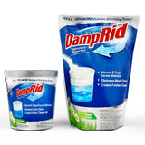 Damp Rid Moisture Absorber Refillable System - 44oz Damp Rid Refill Bag with 11oz Cup, Odor and Moisture Absorber for Closet, Bathroom & Home, Fresh
