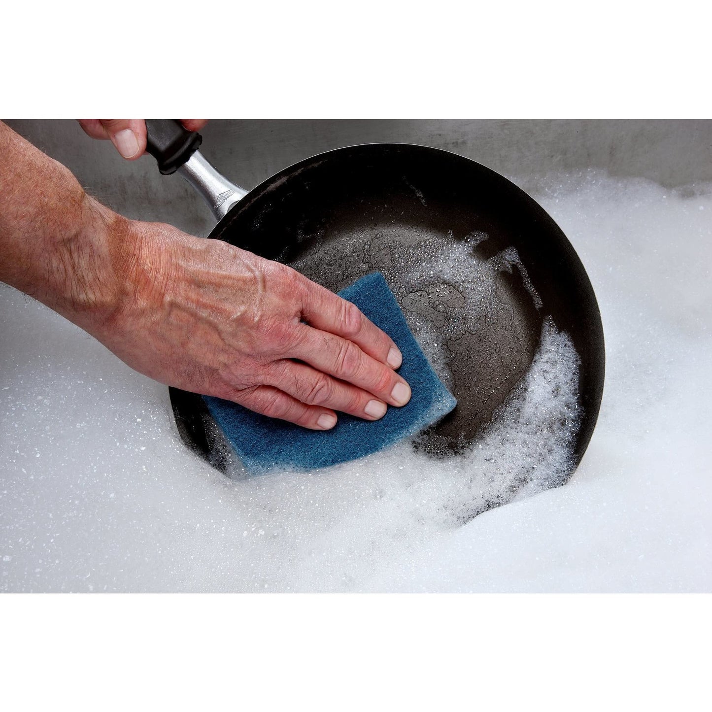 3M 9000 Scotch-Brite 4" x 5.3" Non-Stick Scouring Pad - 40 / CS