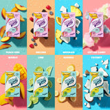 Wyler's Light Singles to Go Powder Packets, Water Drink Mix, Variety Pack, Watertok Fun Flavors, Cotton Candy, Mermaid, Peach Ring, Unicorn, Sugar