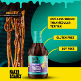Naked & Saucy Low Sugar Teriyaki Sesame Ginger Sauce and Dressing, 31 fl oz