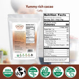 Z Natural Foods Organic Cacao Powder - Unsweetened Nutrient-Dense Superfood for Healthy Aging - Extra-Rich Dark Chocolate Flavor Perfect for Chocolate Recipes, Shakes or Smoothies, 5 lbs