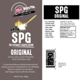 Dizzy Pig SPG Original (Salt, Pepper & Garlic) Seasoning Rub (Quart Shaker) - Hand Made in the USA - Seasons Around 120lbs of Food - MSG Free, Gluten