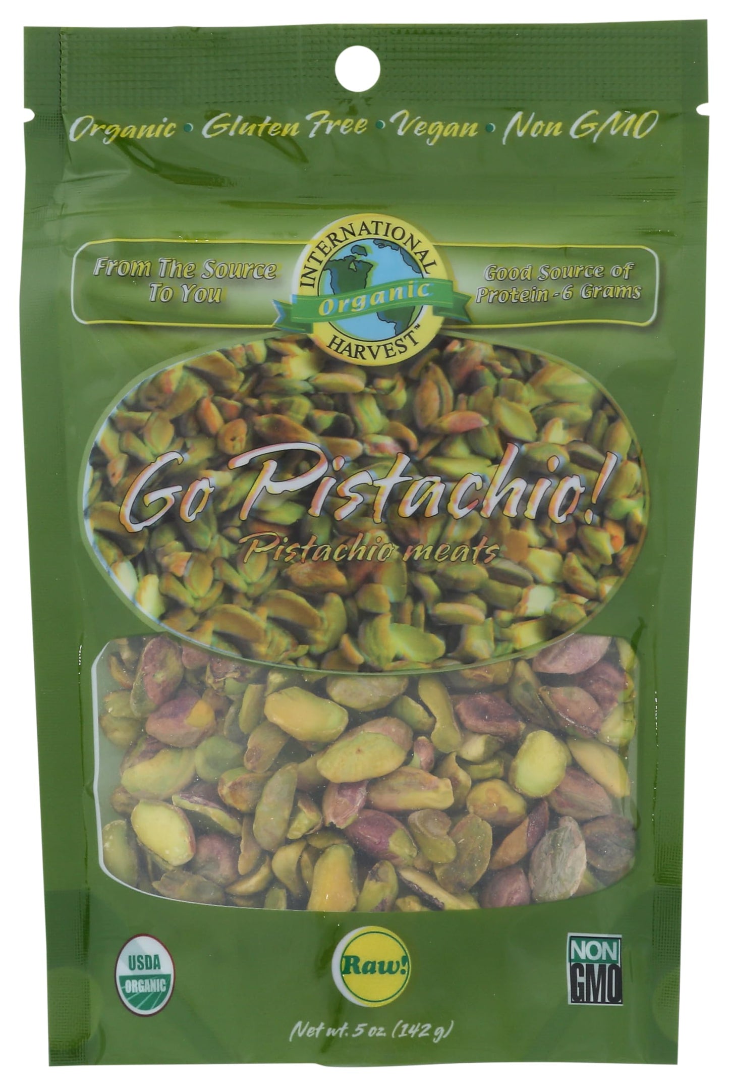 Himalayan Harvest Organic Raw Pistachio Meat, 5 Oz