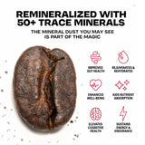 Danger Coffee by Dave Asprey, Remineralized, Mold Free & Lab Tested Compostable Pods | Medium Roast 12 Pods