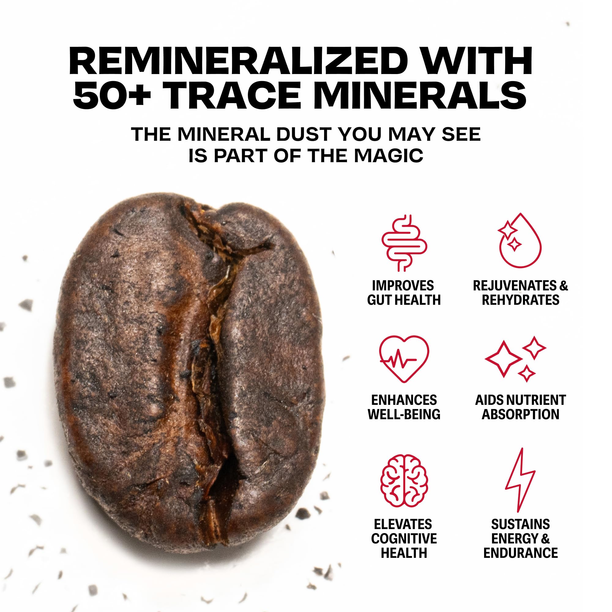 Danger Coffee by Dave Asprey, Remineralized, Mold Free & Lab Tested Compostable Pods | Medium Roast 12 Pods