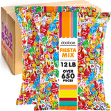 Parade Throws Bulk Candy - 12 LB Bulk Pinata Candy (Over 650 Pieces) - Assorted Lollipops, Gum & Hard Candies - Individually Wrapped Candy, Pinatas