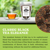 Nelson's Tea Raspberry Chocolate Truffle - Loose Leaf Black Tea with Raspberry Leaf, Chocolate Rooibos, Truffle Essence, Carob Beans, Hibiscus