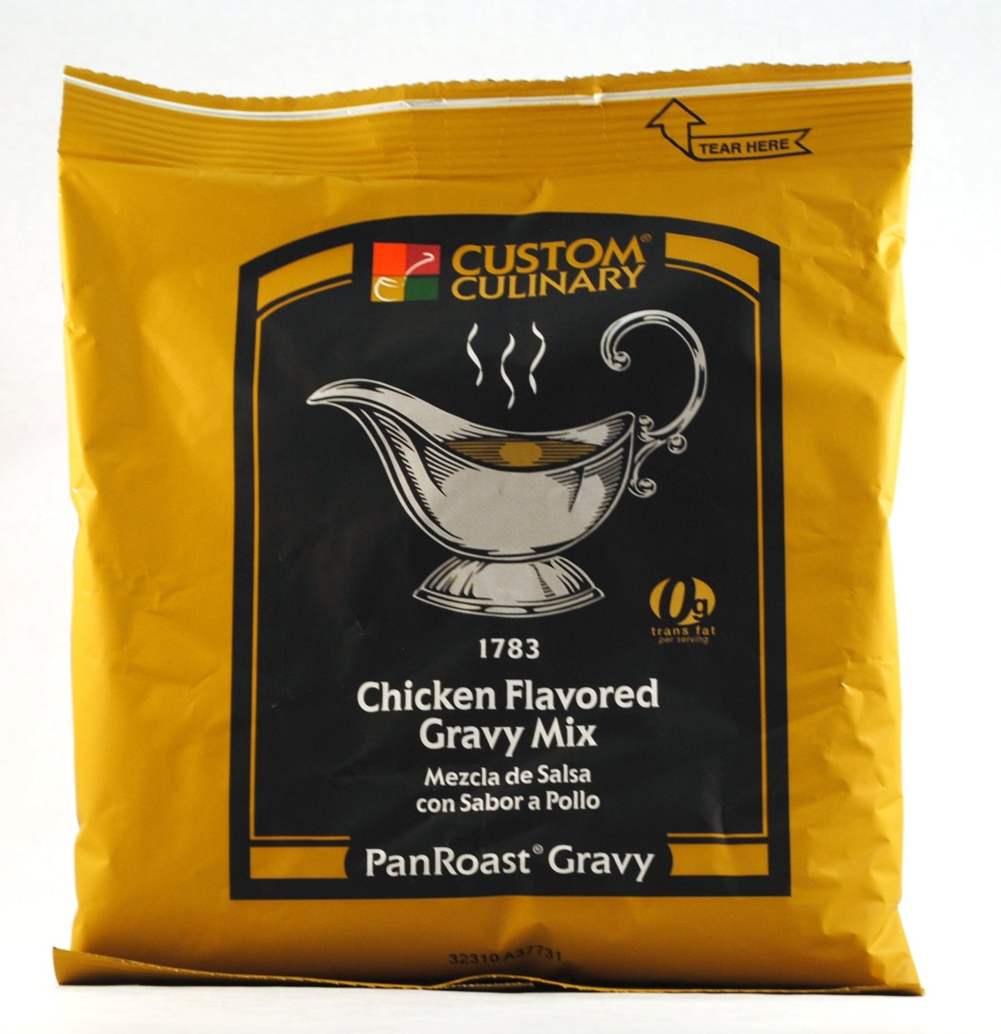Custom Culinary PanrRoast Flavored Gravy Mix, Chicken, 12 Ounce