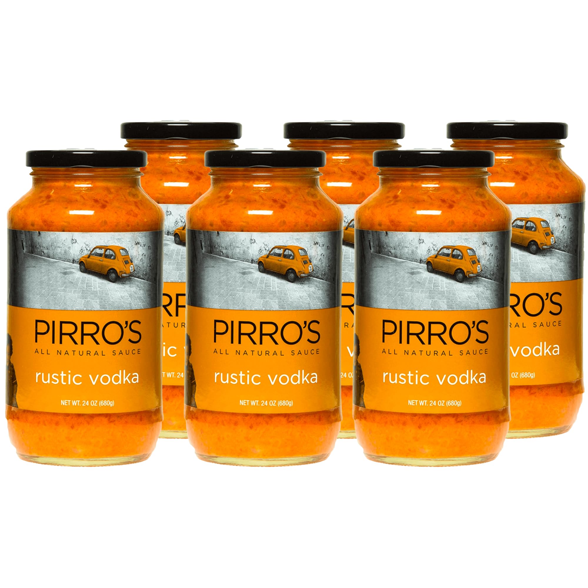 Pirro's Rustic Vodka, All Natural Sauce, 24 Ounce (Pack of 6)