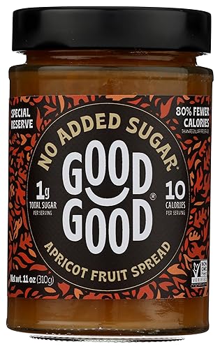 GOOD GOOD Special Reserve Apricot Fruit Spread, 11 OZ