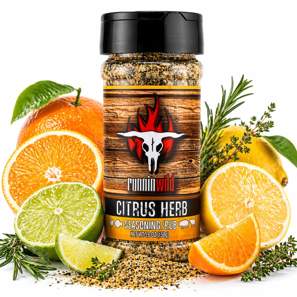 Citrus Herb Seasoning | Premium Citrus Seasoning with Garlic and Herbs for Turkey, Chicken, Fish, Pork and Lamb | No Artificial Flavors, No MSG added