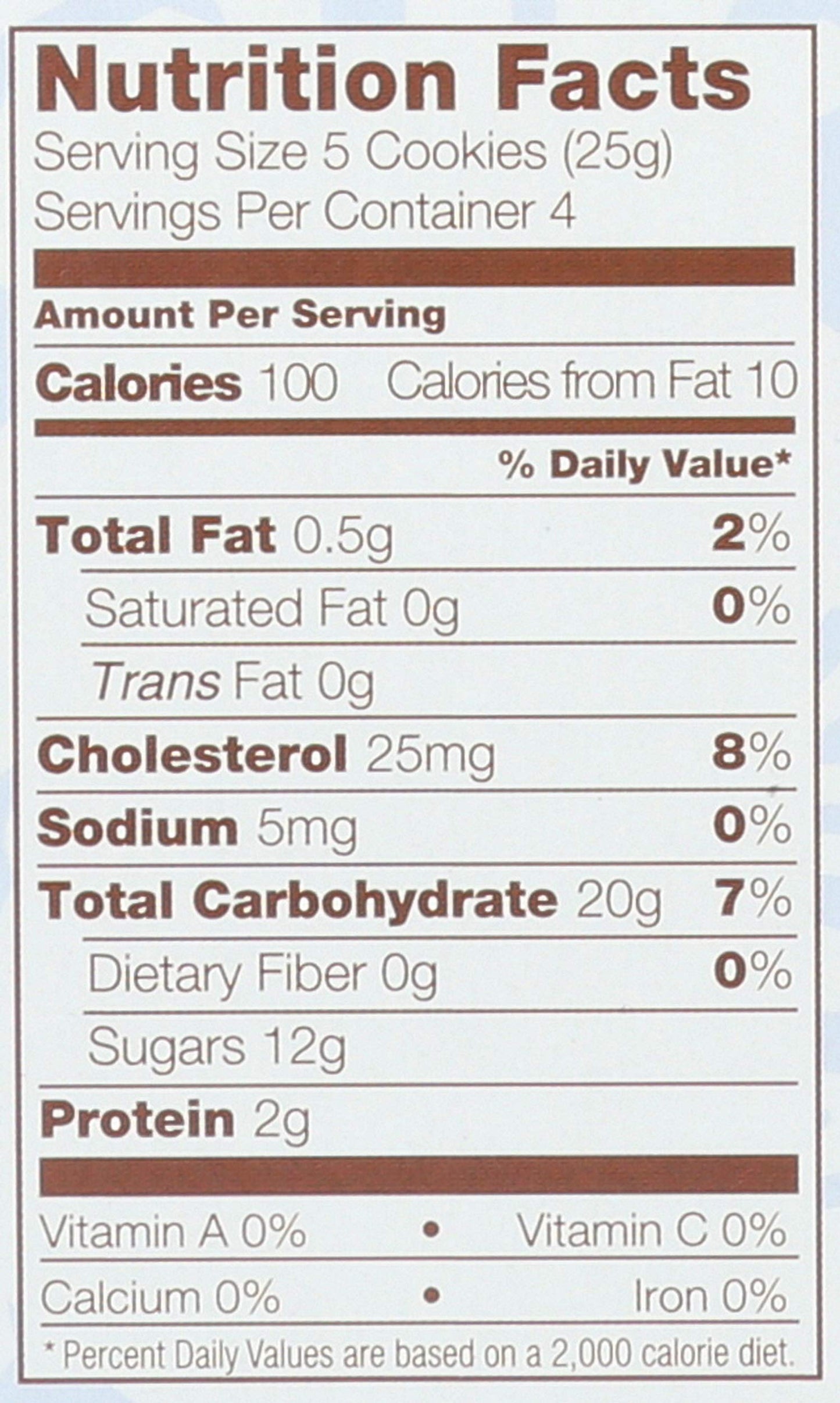 Natural Nectar Cookie Lady Finger, 3.5 oz