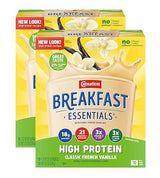 Carnation Breakfast Essentials High Protein Nutritional Powder Drink Mix Packets Vanilla, 13.1 Ounce (Pack of 2)