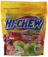 Morinaga Hi-Chew 100+ Assorted Individually Wrapped Fruit Chews Grape Strawberry Mango Green Apple 17.64 oz (Pack of 2)