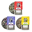 Tiesta Tea - Fresh N' Fruity Trio, Loose Leaf, 3 Fruit-Filled Blends, High to Non-Caffeinated, Make Hot or Iced, 6 oz Resealable Pouches