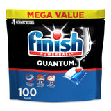 Finish Quantum Dishwasher Pods, No Pre-Rinse Dishwasher Detergent Soap Removes 24HR Dried-On Stain and Grease, Leaving a Virtually Spotless Shine, 100