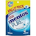 Mentos Pure Fresh Sugar-Free Chewing Gum with Xylitol, Fresh Mint, 120 Piece Resealable Bag (Pack of 1)