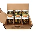 Pacific Pickle Works - 'The Classics' Pickle Variety Pack - Three jars of pickles - Mother's Puckers Home-style pickles, Bread & Buddhas semi-sweet