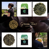 Ceremonie Tea Variety Pack - Kosher Tea Set with Wooden Serving Tray - Wrapped Individually in Silky Mesh Bags - Herbal Tea Boxes - Gift Set of 8