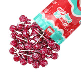 Red Raspberry Red Lollipops, Red Tootsy Pops (1 Pound)