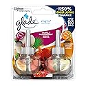 Glade PlugIns Refills Air Freshener, Scented and Essential Oils for Home and Bathroom, Hawaiian Breeze & Vanilla Passion Fruit, 1.34 Oz, 2 Count (Pack