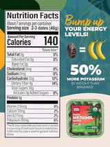 Natural Delights Organic Medjool Dates Whole - USDA Certified Organic Fruit, Good Source of Fiber & Potassium, Naturally Sweet, Snack for On-the-Go