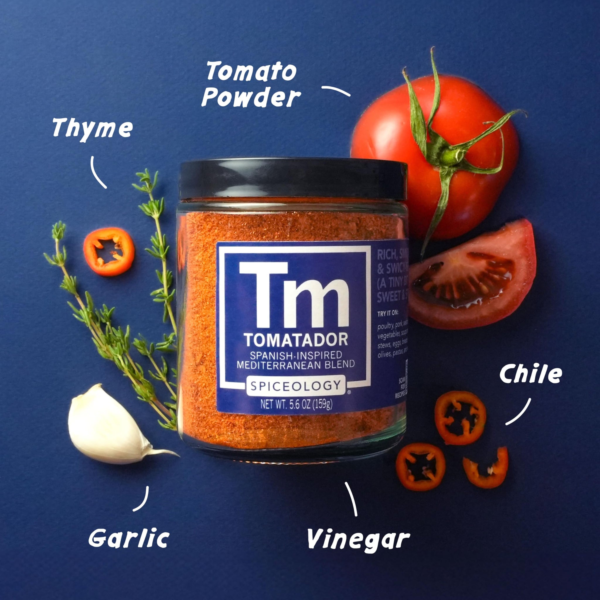 Spiceology - Tomatador - Spanish-Inspired Mediterranean Spice Blend - All-Purpose Rubs, Spices and Seasonings - Use on: Chicken, Fish, Potatoes