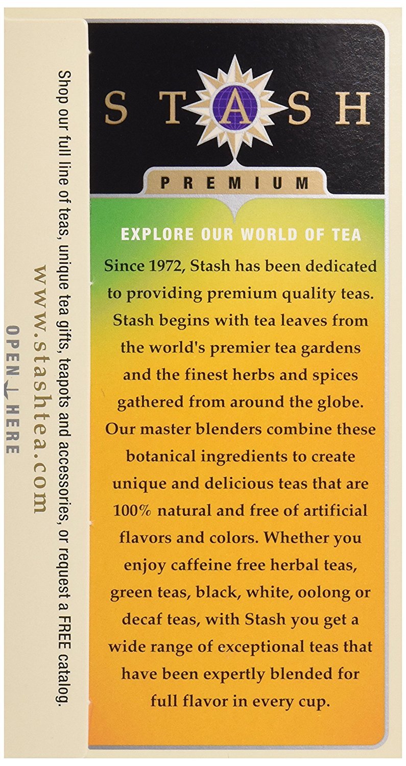 Stash Orange Spice Black Tea, Tea , 20 ct