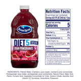 Ocean Spray® Diet Cran-Pomegranate™ Cranberry Pomegranate Juice Drink, 64 Fl Oz Bottle (Pack of 1)