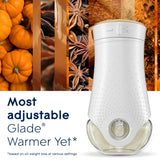 Glade PlugIns Refills Air Freshener, Scented and Essential Oils for Home and Bathroom, Golden Pumpkin & Spice, 4.69 Fl Oz, 7 Count