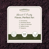 Starwest Botanicals Acai Berry Freeze Dried Powder Organic - Organic Acai for Bowls, Smoothies, Juice, Baked Goods, Yogurt & Cereal, Adds Coloring