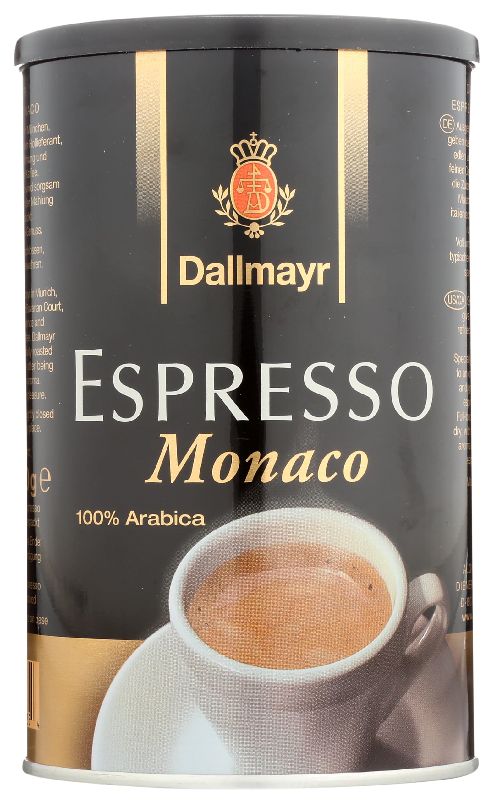 Dallmayr Espresso Coffee (Typ Monaco) - Ground - 7 oz