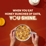 Honey Bunches of Oats Cinnamon Cereal, Breakfast Cereal with Oats and Granola Clusters, 12 oz Box