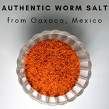 Sal de Gusano Agave Worm Salt - Authentic Oaxacan Seasoning - Gourmet Salt for Cocktails, Tequila, Mezcal, and Mexican Cuisine - for Mexican