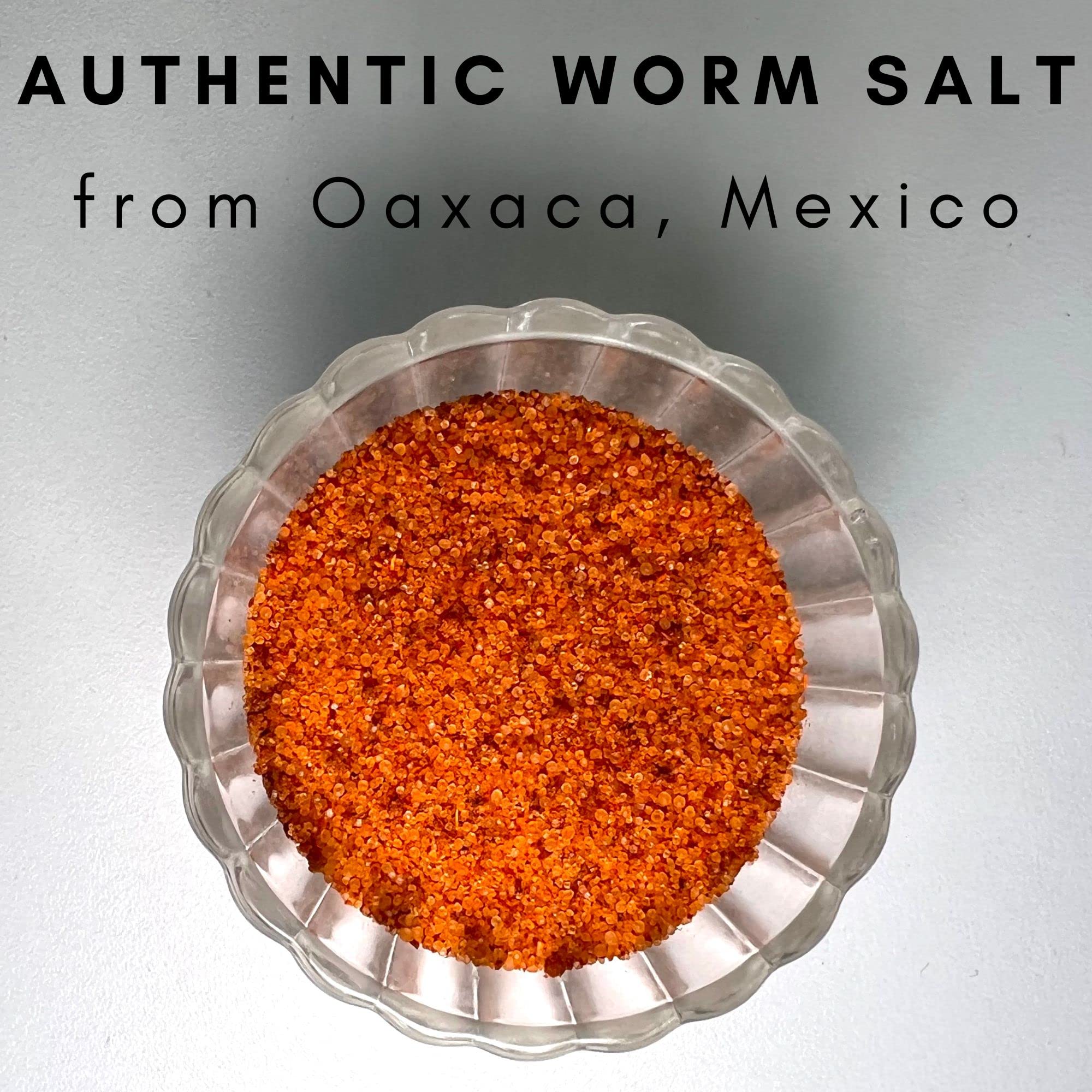 Sal de Gusano Agave Worm Salt - Authentic Oaxacan Seasoning - Gourmet Salt for Cocktails, Tequila, Mezcal, and Mexican Cuisine - for Mexican