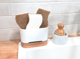 Graham & Ash Co 6 Pack Biodegradable Natural Sponges - with Coconut Scrubber for Kitchen, Surfaces, Non Abrasive